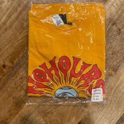 New No Hours Yellow Shirt Size S 