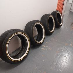 Vogue Tires Tyers 235 55 17  Set Of 4  235/55-17 White Wall