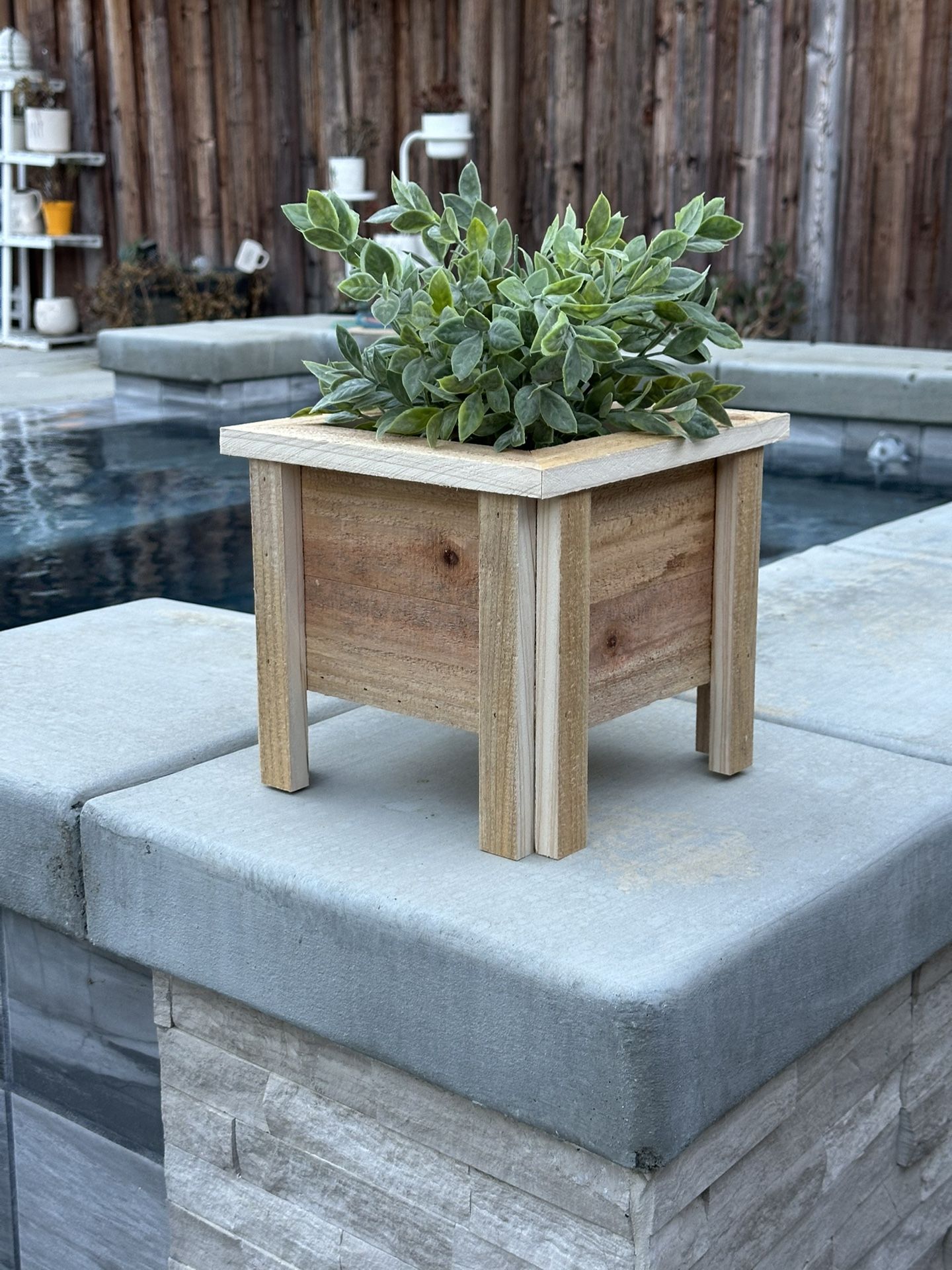 Small Cedar Planter