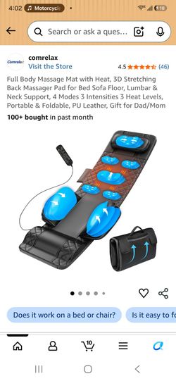 Brand New In Box Portable Full Body Stretching Massage Mat with Heat