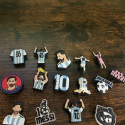 Messi Croc Charms