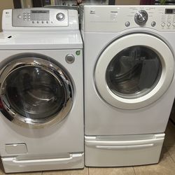 washer and gas dryer  LG
