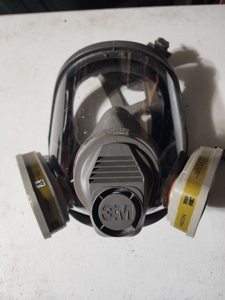 3M 6006 full face mask with cartridges