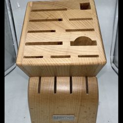 WUSTHOF Block Knife Storage Block 15 PIECE WOOD Replacement NEW (contact info removed)
