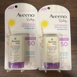 Aveeno Baby Sunscreen Stick 2/$10
