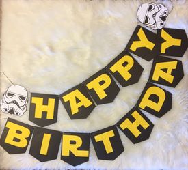 Star Wars themed party decorations