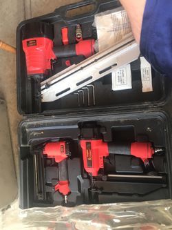 Campbell hausfeld iron force nails guns set