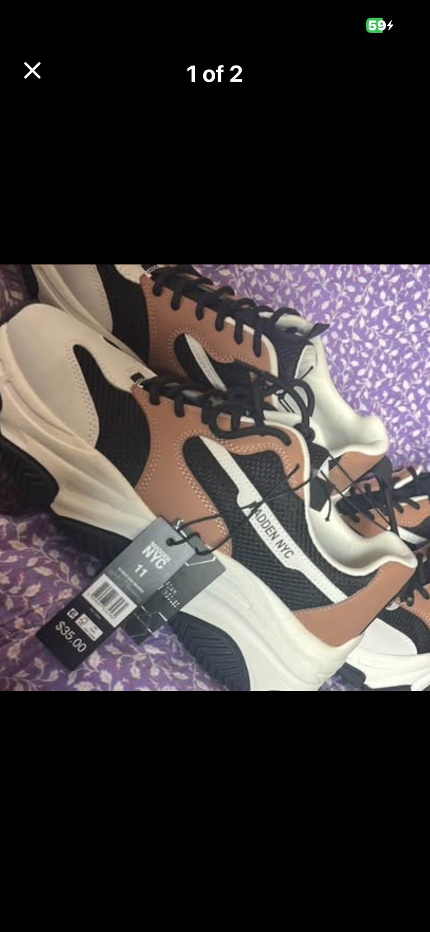 Madden NYC comfortable performance sneaker size 6