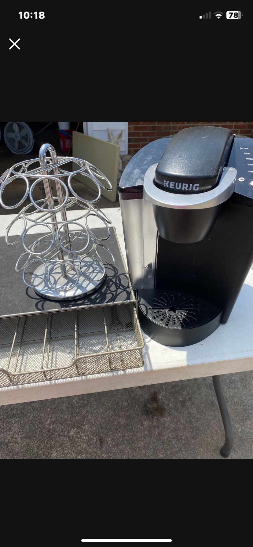 Keurig Coffee Pot With Pod Holders
