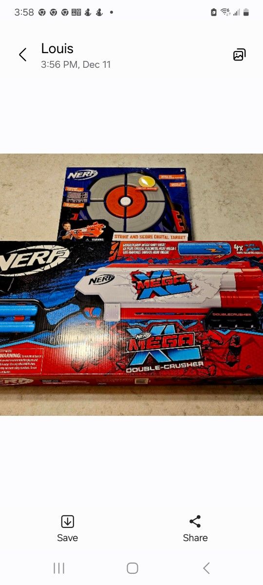 Nerf Double Crusher & Target