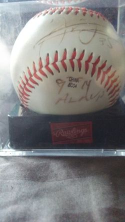 Frank Thomas signed baseball