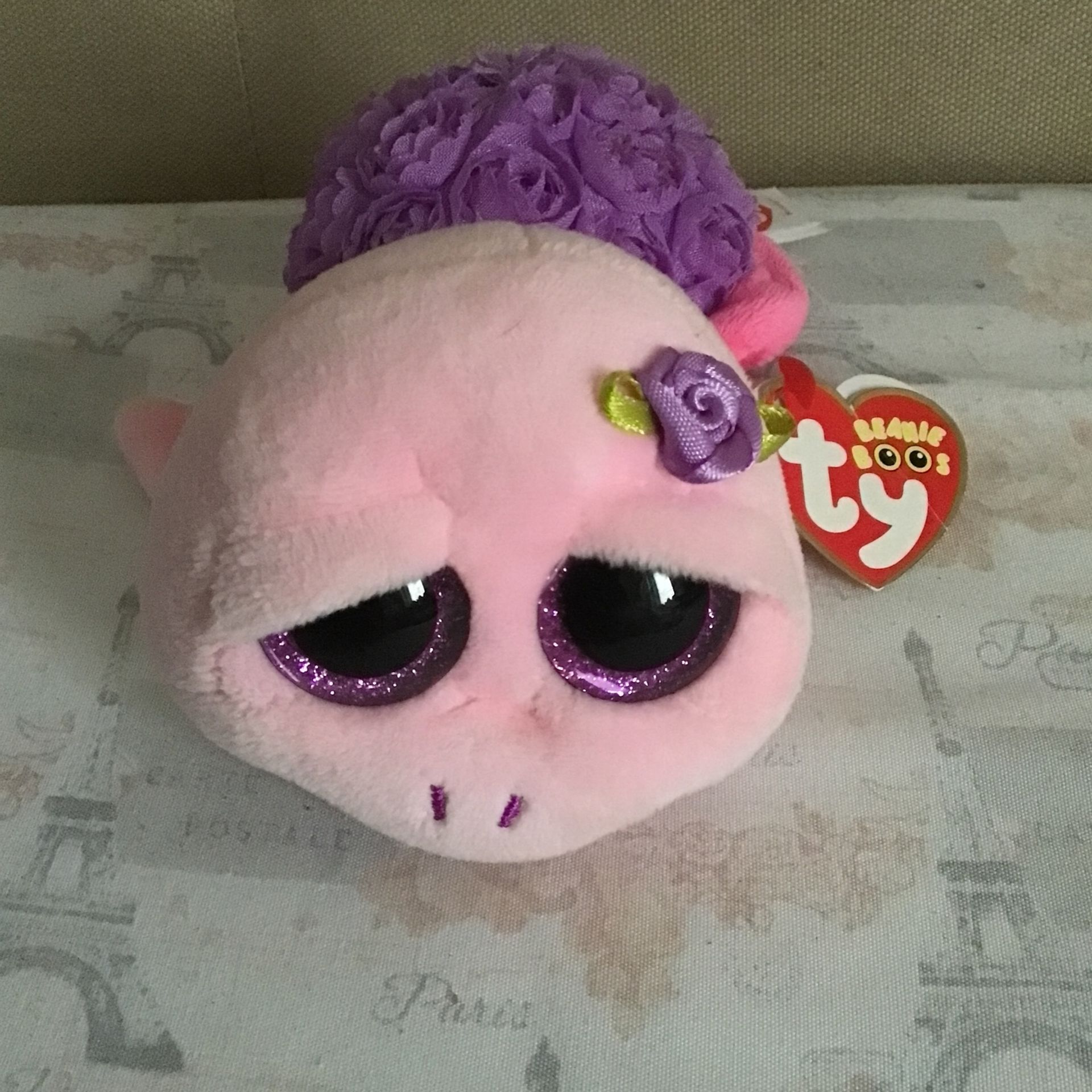 Pink And Purple Beanie boo Turtle