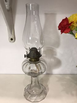 Antique oil lamp