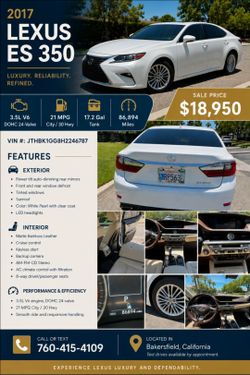 2017 Lexus ES 350
