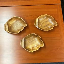 Authentic Hawaiian Monkey Pod Wooden Bowl / Dish