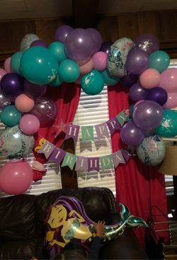 Globos de sirena listos para poner