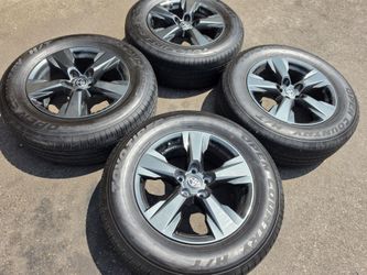 17" toyota rav4 gray factory wheels and tires