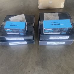 New front and rear rotors and brake pads for toyota and lexus 
