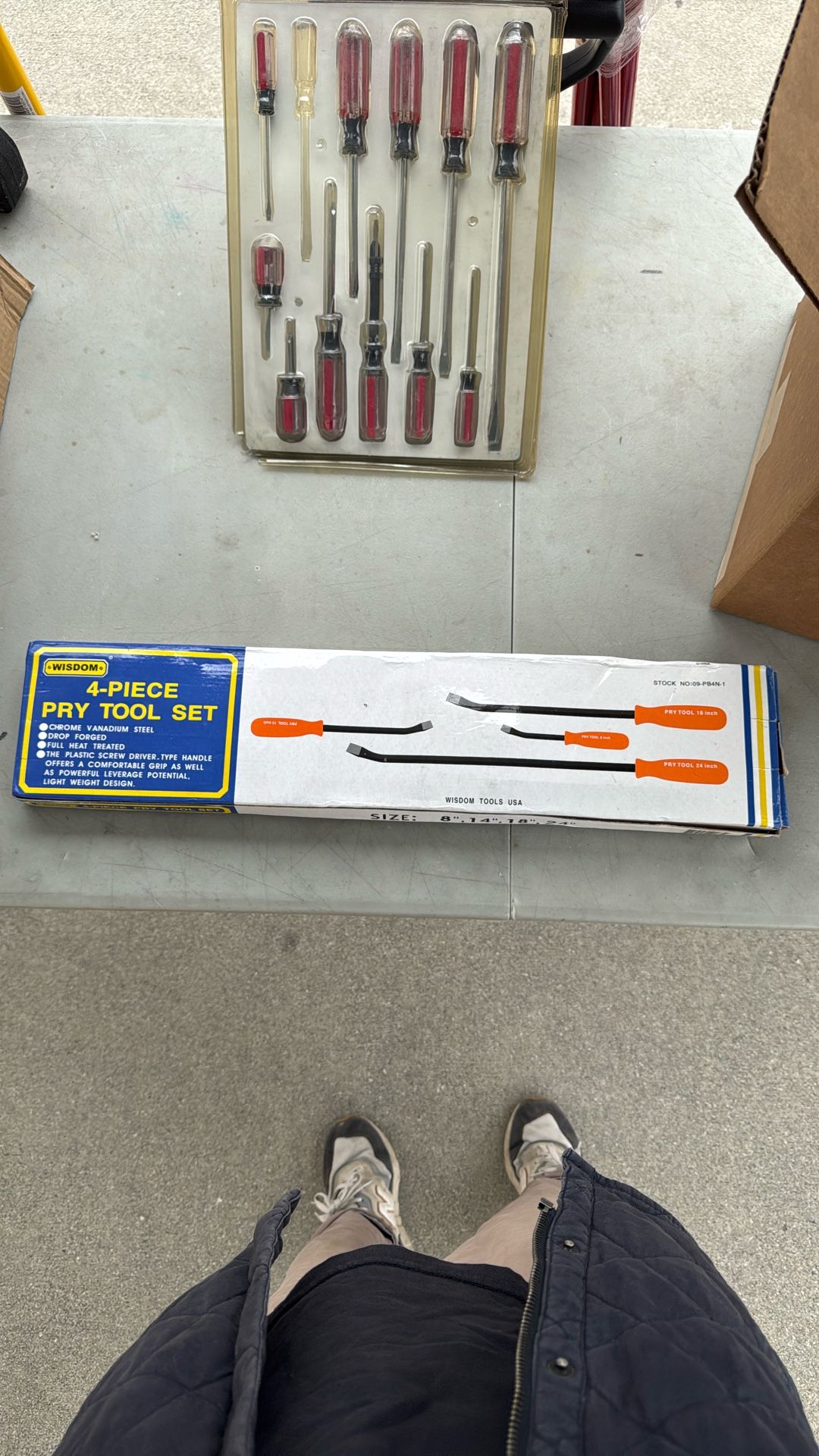 Pry Bar Tools Set 4