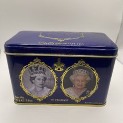 Tea Tin QUEEN ELIZABETH II of GREAT BRITAIN 