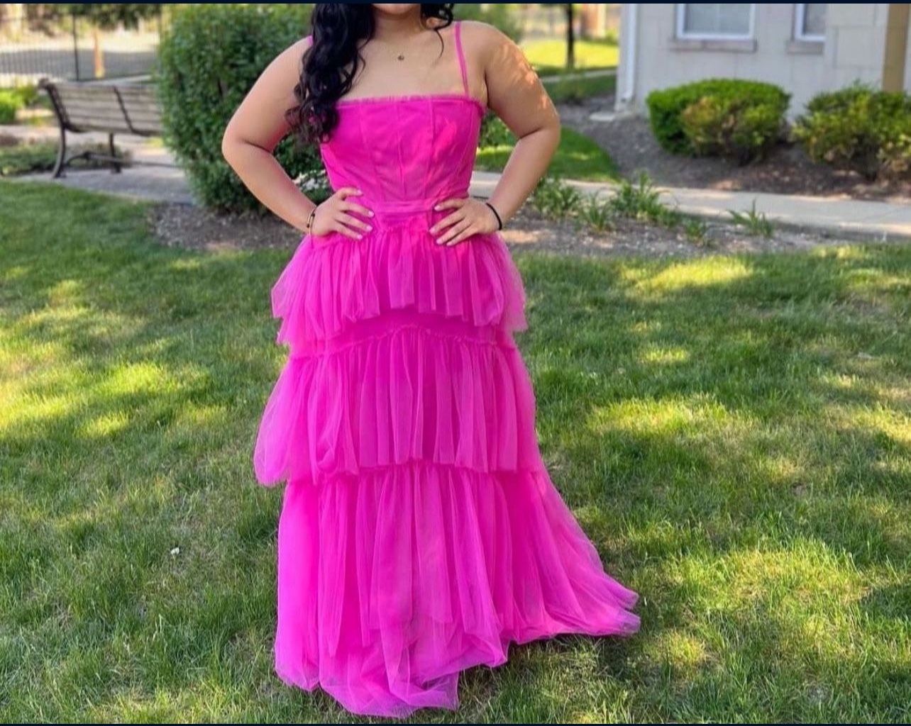 BEAUTIFUL PINK CORSET GOWN / DRESS (NEW)