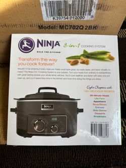 Ninja 3n1Cooking System with Recipe Book