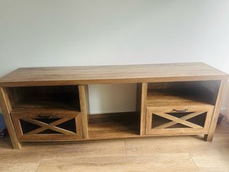 Beautiful genuine wood tv table