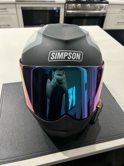 Simpson Motorcycle Helmet and Cardo system