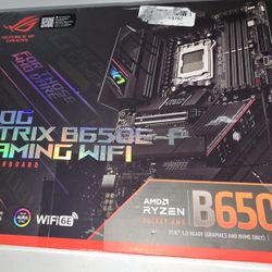 ASUS ROG Strix B650E-F Gaming WiFi AMD B650 AM5 Ryzen Desktop 9000 8000 & 7000 ATX Motherboard