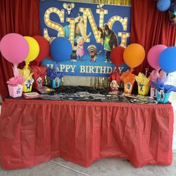 Sing Bday Decorations 