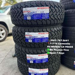 265/65R17 Atlander All Terrain New Set of Tires Installed and Balanced Set de Llantas Nuevas Instaladas y Balanceadas