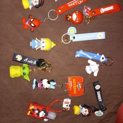 New  Nice Character Key Chains $5 Each
