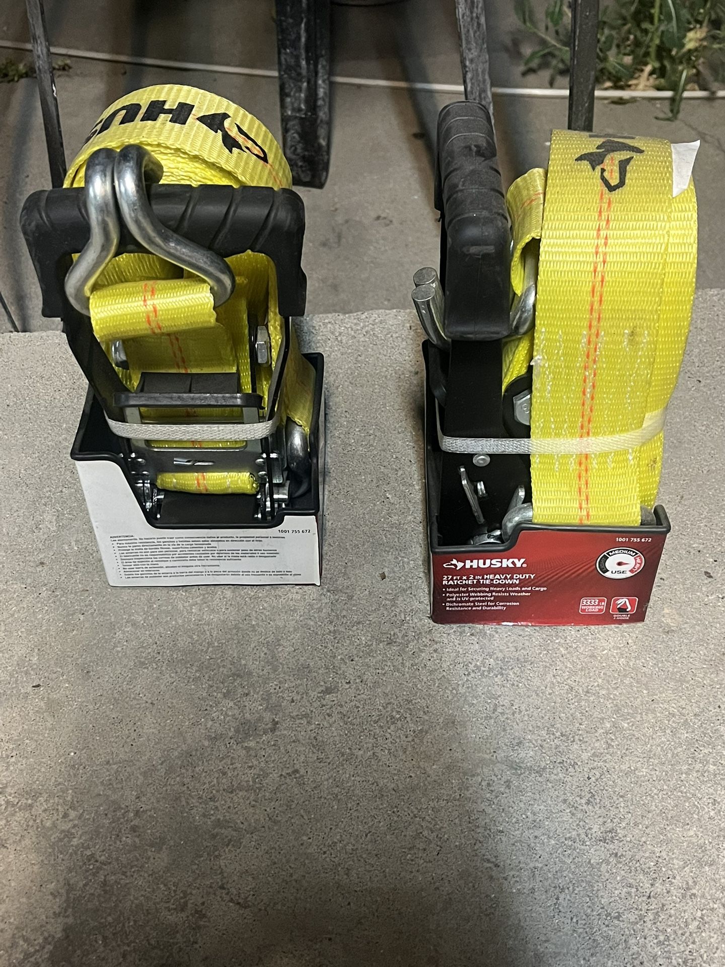 husky heavy duty ratchet tie down