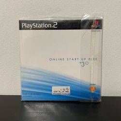 PlayStation 2 PS2 Online Start-Up Disc v3.0 NEW SEALED Demo Game Network Adapter
