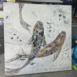 Large Fish painting