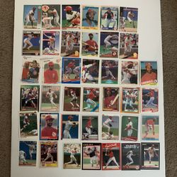 40 Different Ozzie Smith Baseball Cards St Louis Cardinals 