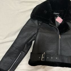 Pretty Little Thing Leather Jacket 