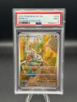 Mimikyu 075 Black Star Promo PSA 9 Pokemon