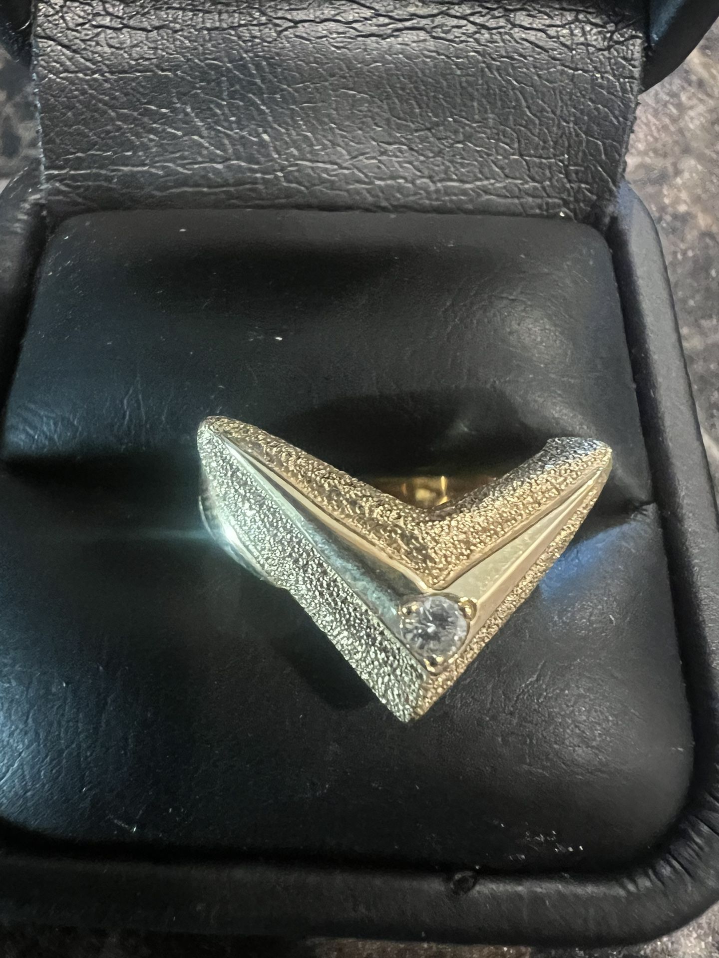 Fender Collector 14k Yellow Gold Diamond Ring