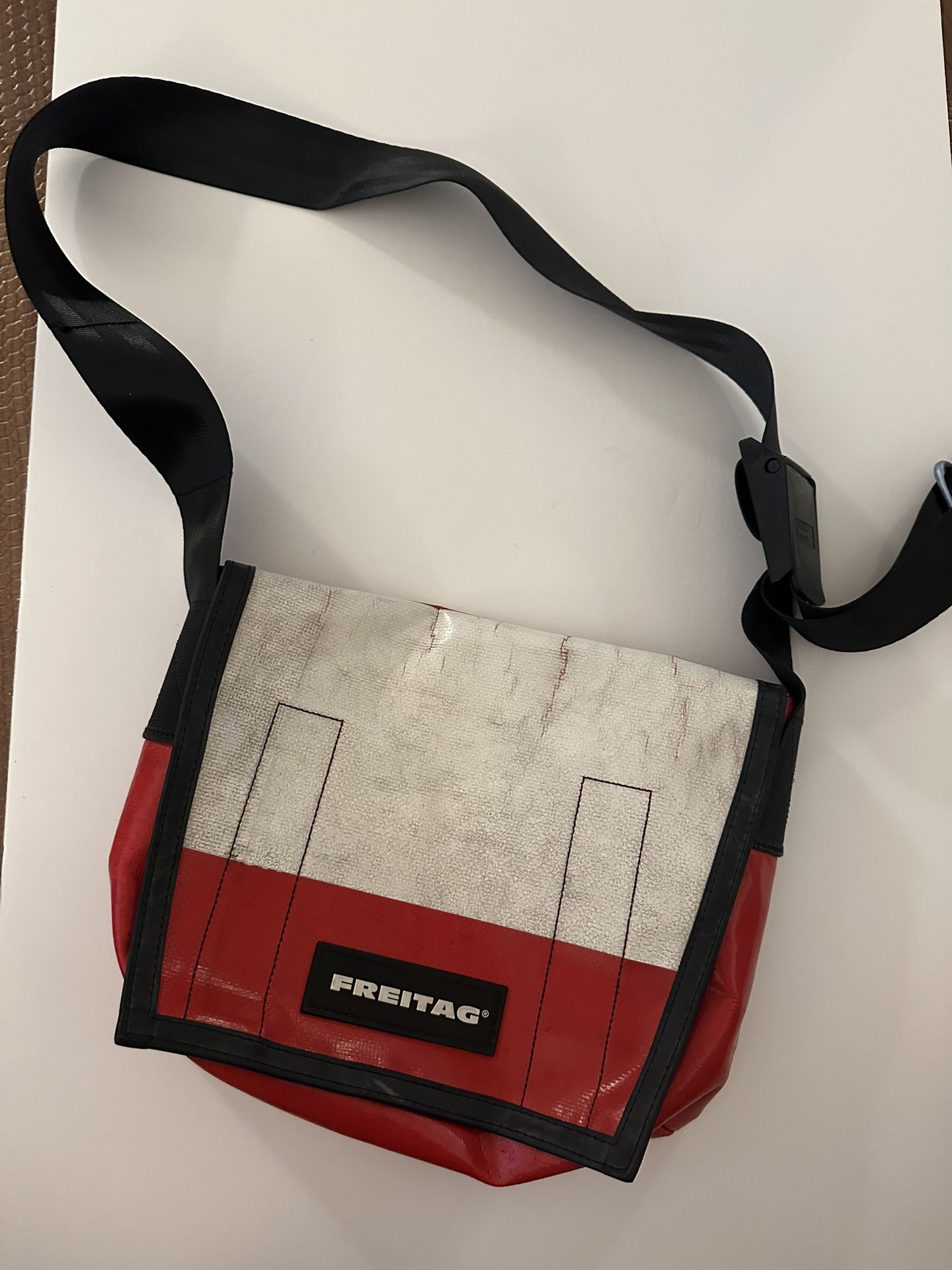 Freitag Recycled Messenger Crossbody Bag