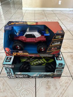 spider man control car brand new (original price 38 willing to do half)