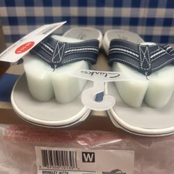 Blue Sandals Brand Clarks 