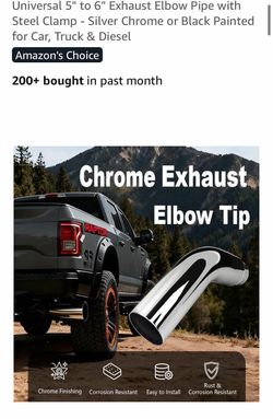 Truck end exhaust pipe 5 -6 inch