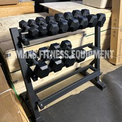 New Dumbbells Set 5-30 With Rack $300 FIRM