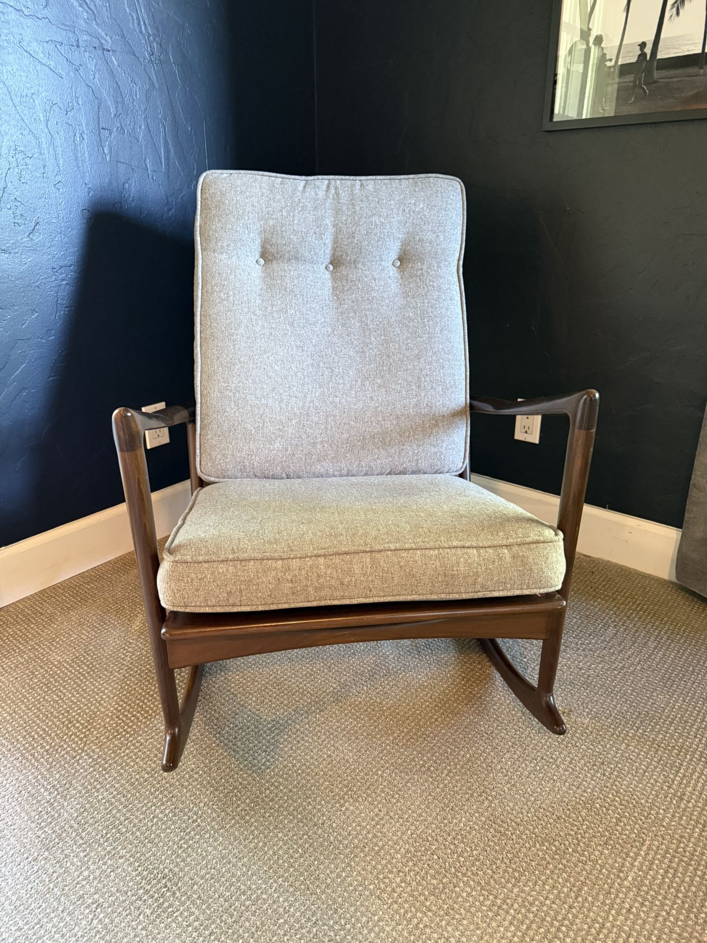 Ib Kofod-Larsen Sculptural Rocking Chair for Selig