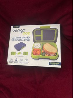 Kidโs bentgo pop Leak-Proof Lunch Box - Lime Green and blue