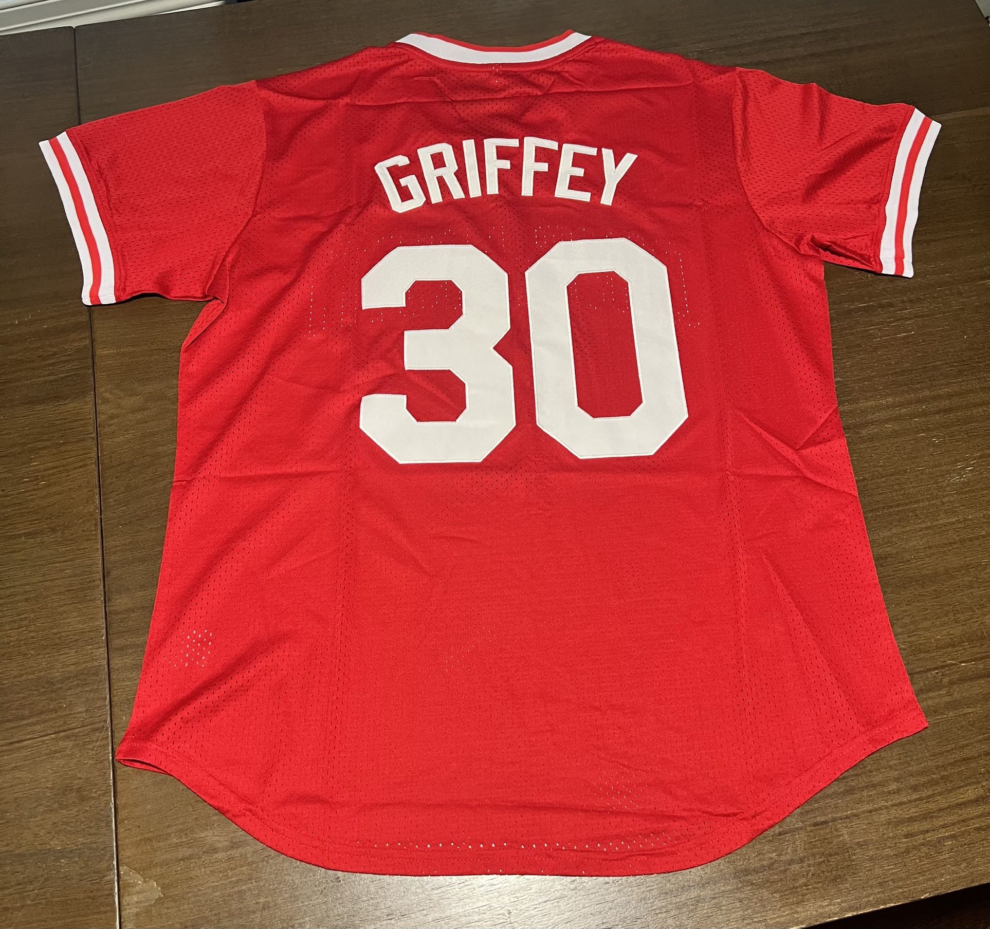 Ken Griffey Sr Cincinnati Reds Baseball Jersey XL New MLB Fast Shipping Red #30