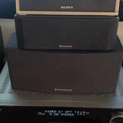 Center Channel Speakers – Sony / Panasonic / Pioneer – Tested & Ready