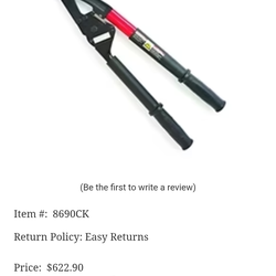 H k Porter   crecsent  m  8690 capacity 1/2.  In