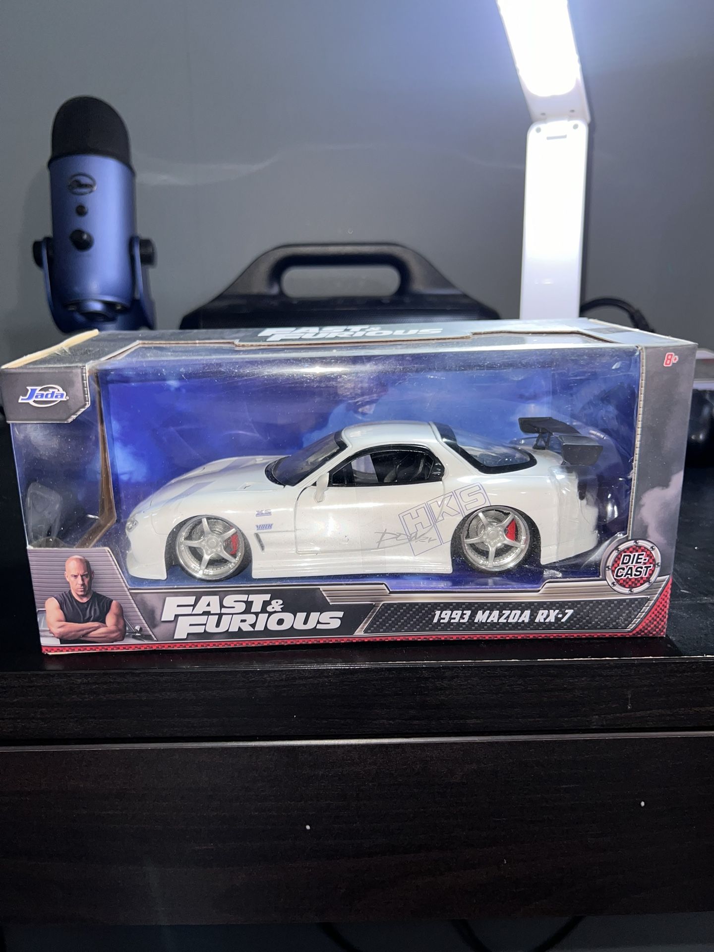 Fast And Furious White Mazda Rx7 1:24 Scale Brand New In Box Never Open